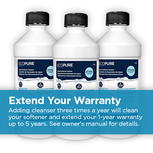 EcoPure Water Solved Water Softener Cleaner (EPCL) – 16 oz