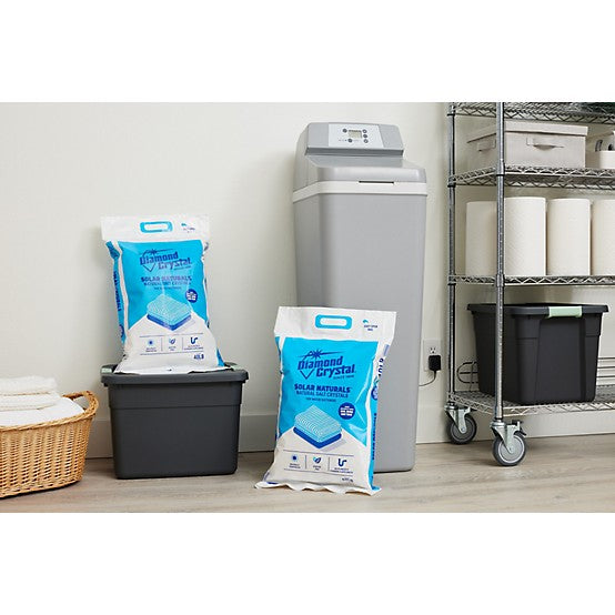 Diamond Crystal Solar Naturals Water Softener Salt Crystals, 40 lb Bag