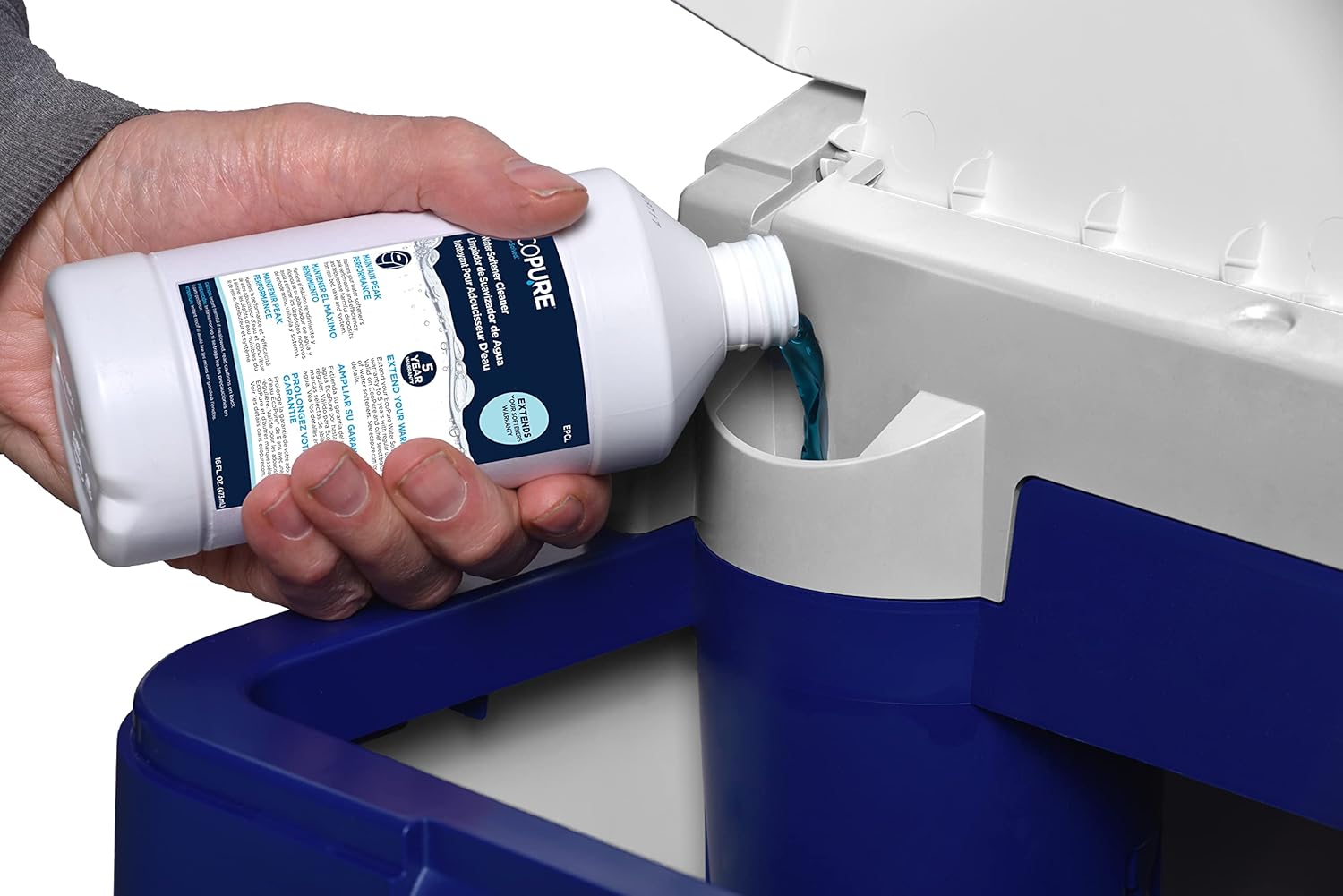 EcoPure Water Solved Water Softener Cleaner (EPCL) – 16 oz