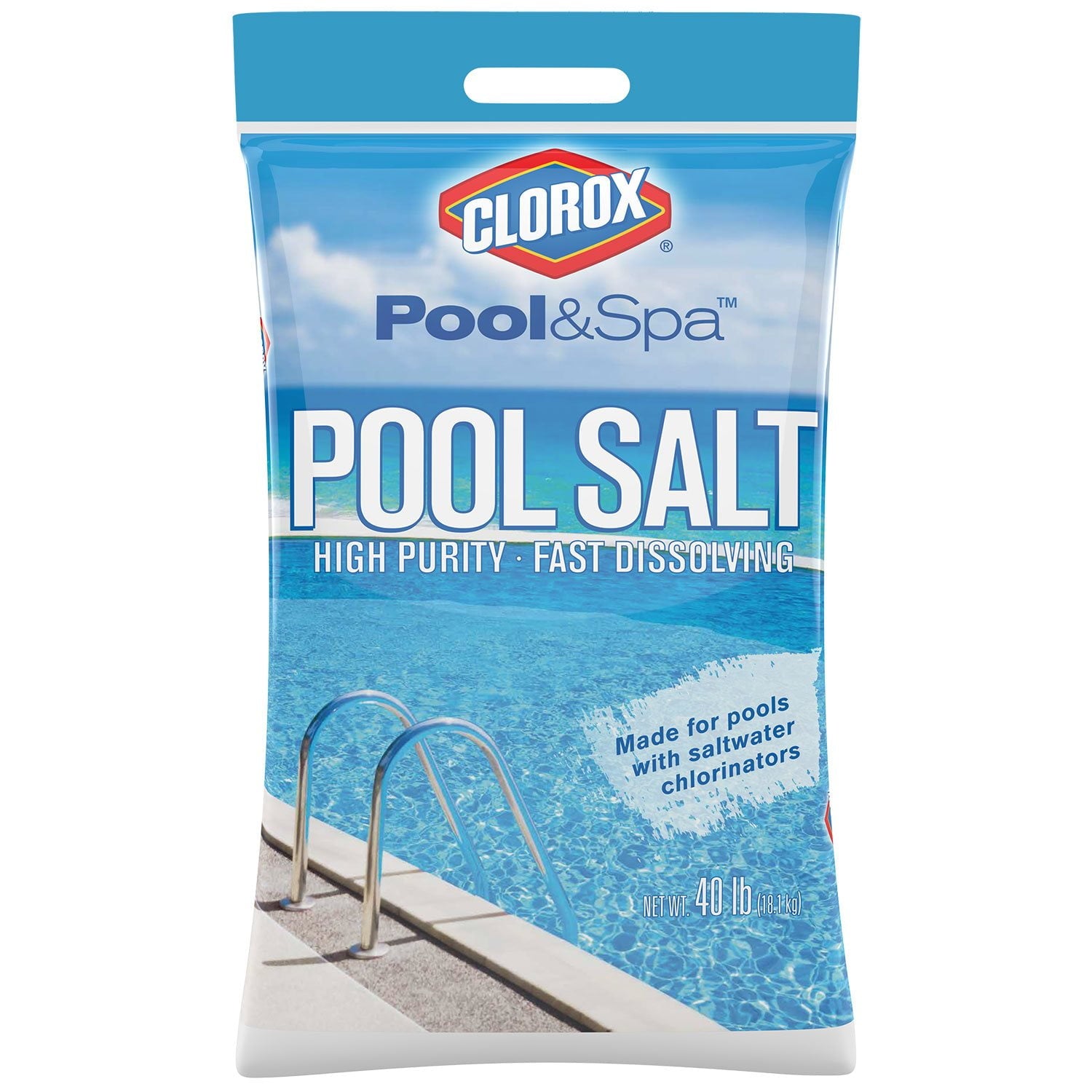 Clorox Pool & Spa High-Purity Pool Salt, 40 lb. Bag