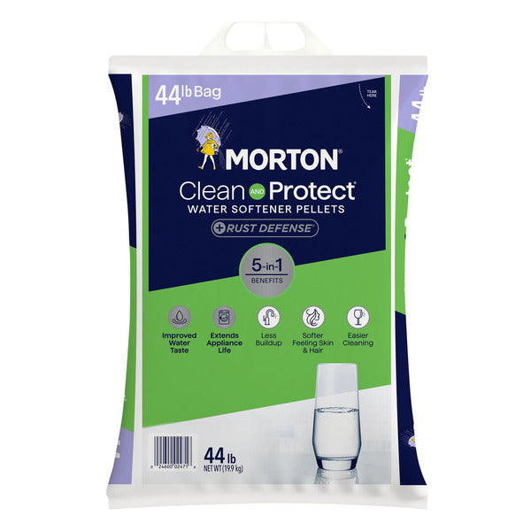Morton Clean and Protect Plus Rust Defense Water Softener Salt Pellets