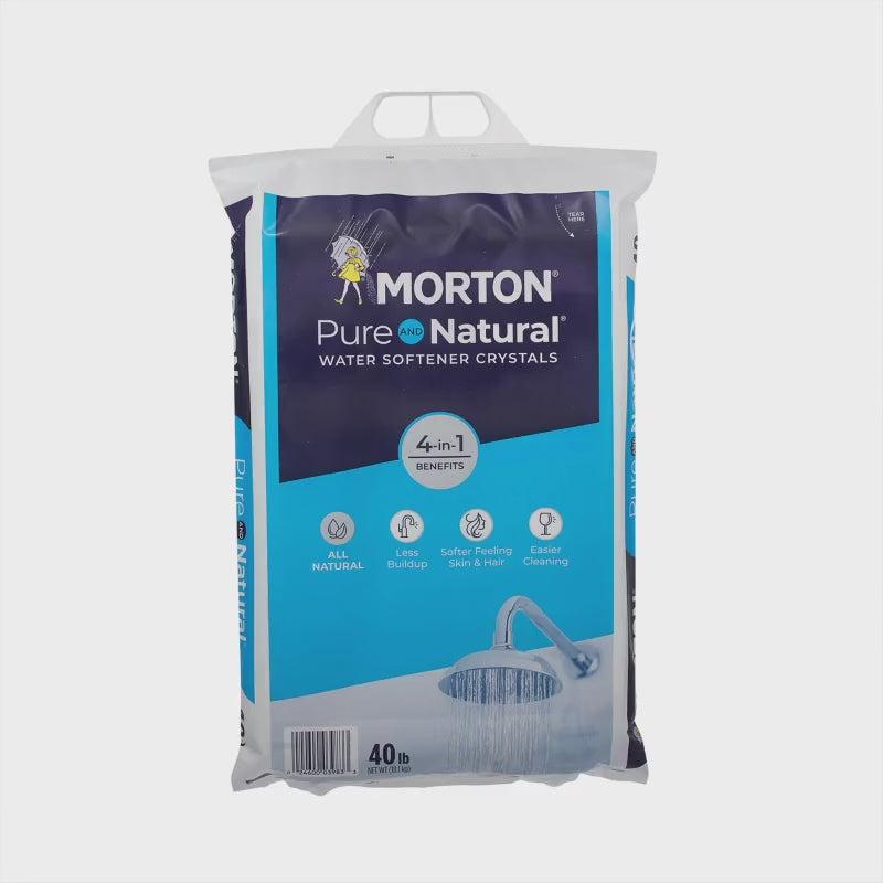 Morton Pure and Natural Solar Water Softener Salt Crystals