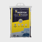 Morton Clean & Protect Water Softener Salt Pellets bagon a white background